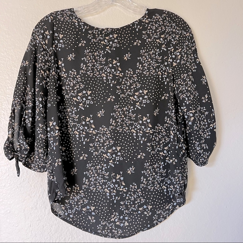 PAPERMOON • Stitch Fix Floral 3/4 Sleeve Blouse Size XSP